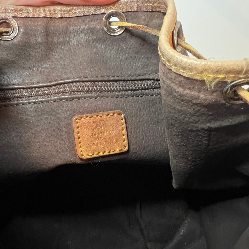 VTG Louis Vuitton Brown Monogram Bucket Bag - Picture 6 of 15